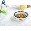 Wholesale Cute Printing Color Glaze Ceramic Dog/Cat Pet Food Bowl